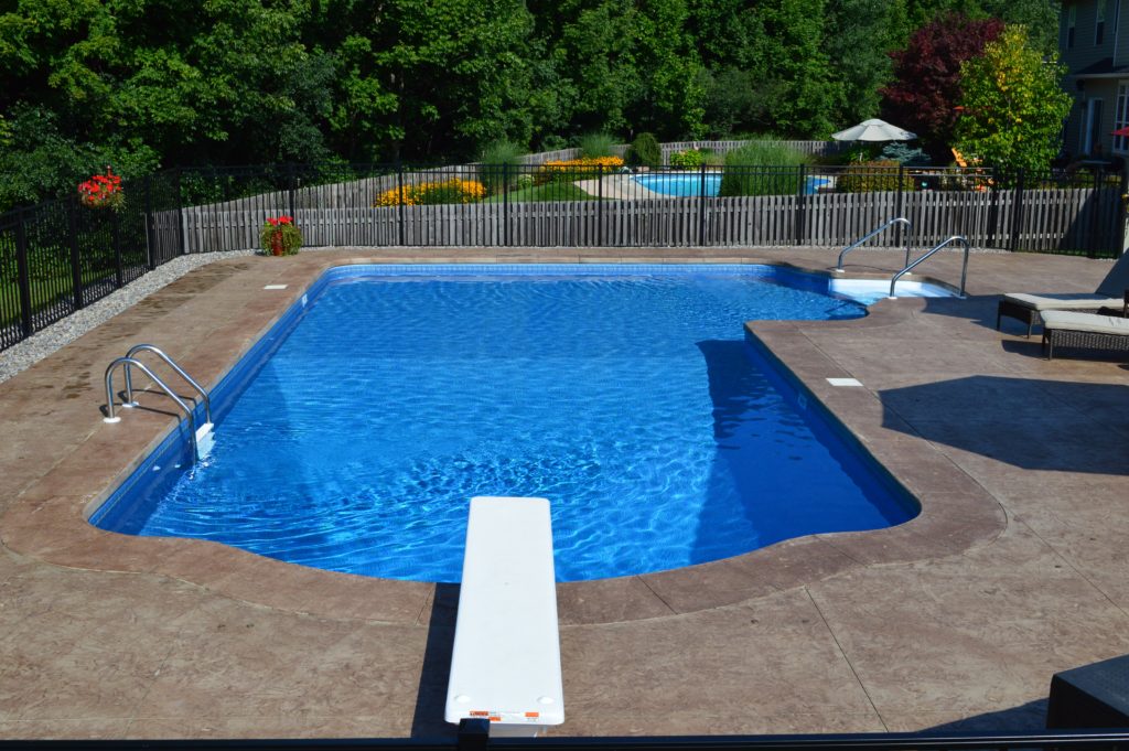 One of the in-ground swimming pools in Rome, NY